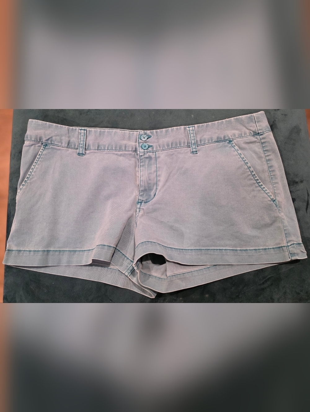 Mossimo Supply Co. Light Blue Low Rise Women's Short Shorts Size 17
